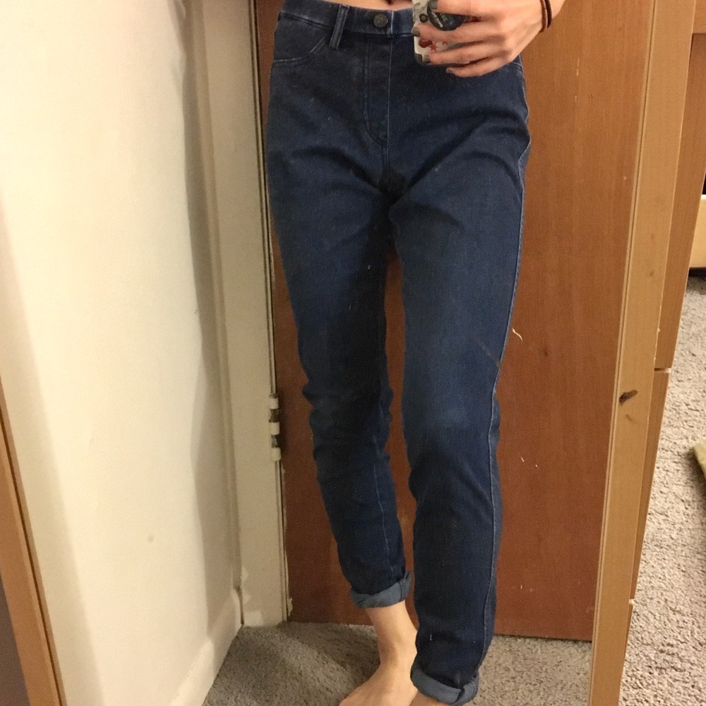 Uniqlo Comfortable Dark Blue Jeggings
